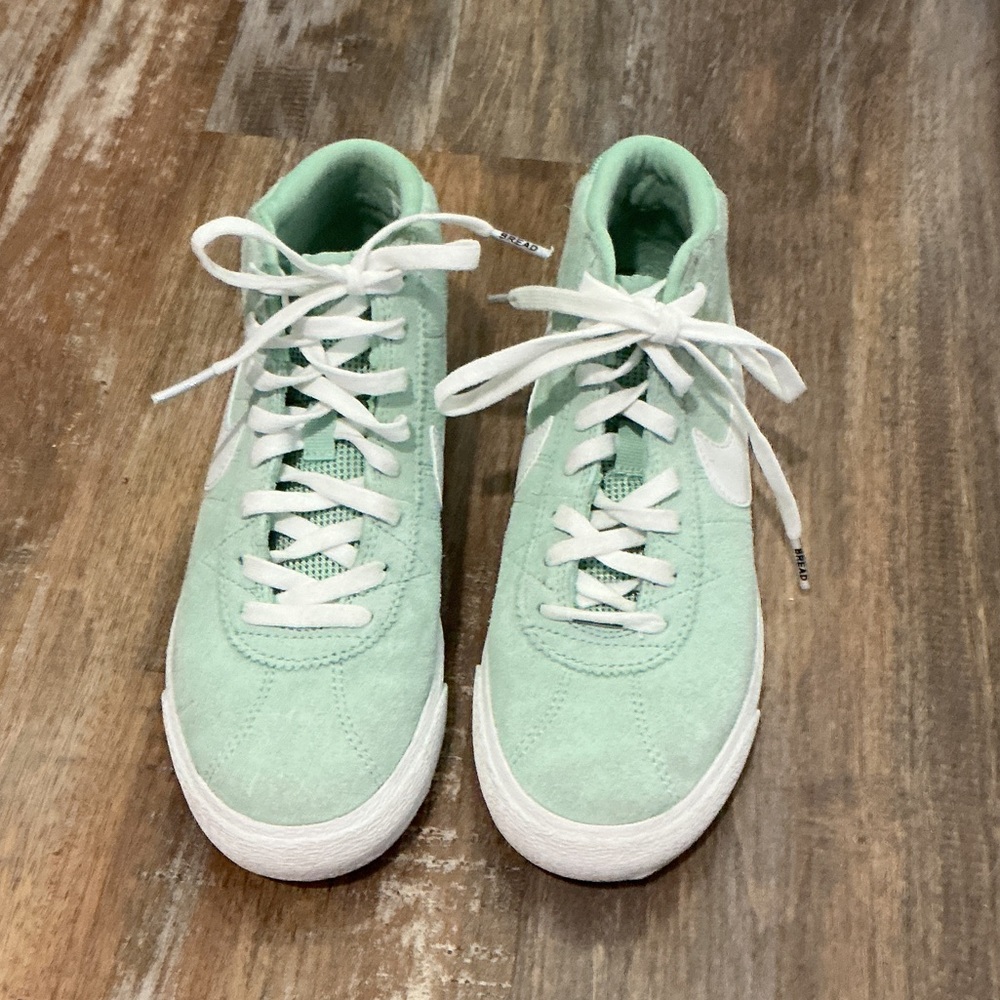 Nike Pastel Green High-Top Sneakers